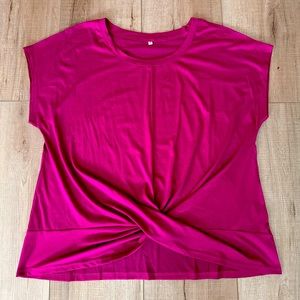 Jescakoo Front Twist Tee - 2XL